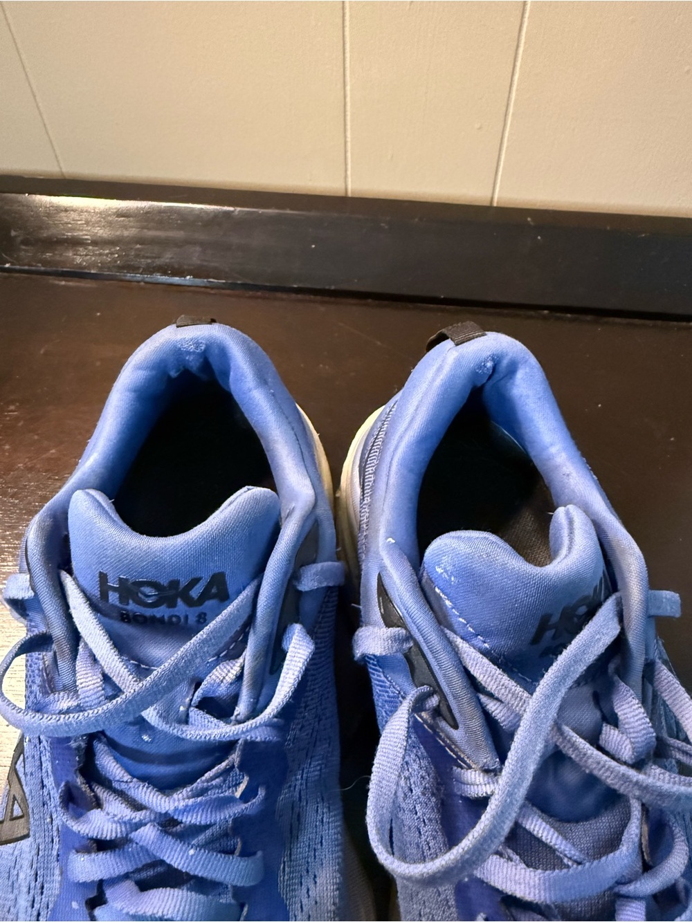Hoka Women's Athletic Running Shoes in Light Blue - Picture 4 of 4
